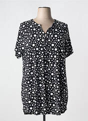 Tunique manches courtes noir ZHENZI pour femme seconde vue