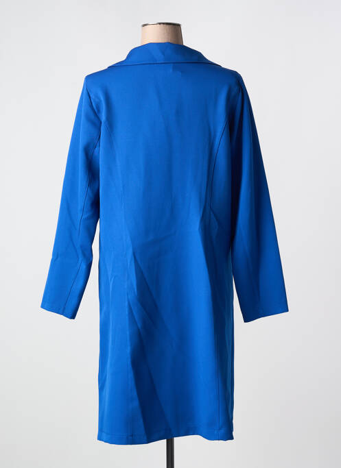Manteau long bleu VETISTYLE pour femme