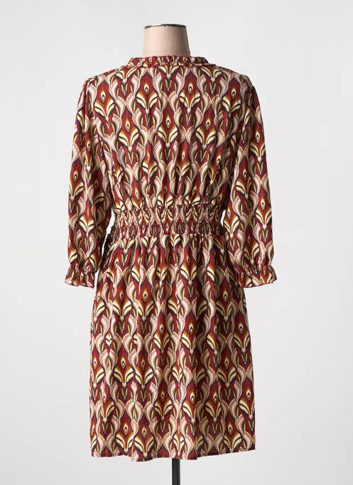 Robe courte rouge BY ONE pour femme