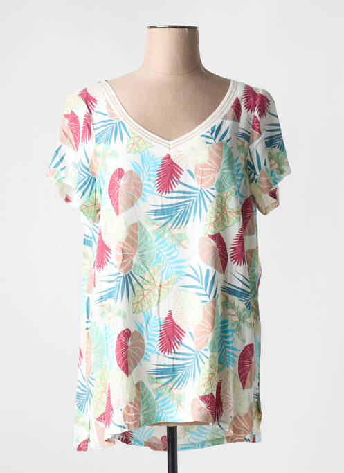 T-shirt beige AN II VITO pour femme