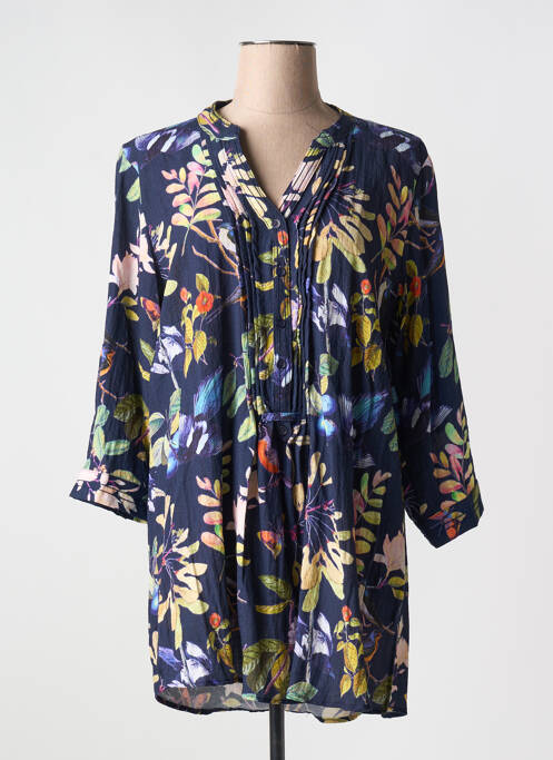 Tunique manches longues bleu OLIVER JUNG pour femme