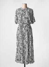 Robe longue manches courtes manches courtes noir YEST femme