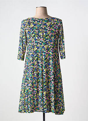 Robe courte coupe fluide manches courtes noir AN II VITO femme
