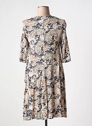 Robe courte manches courtes manches courtes noir AN II VITO femme