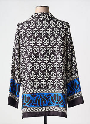 Blouse imprimé fantaisie manches longues noir AN II VITO femme