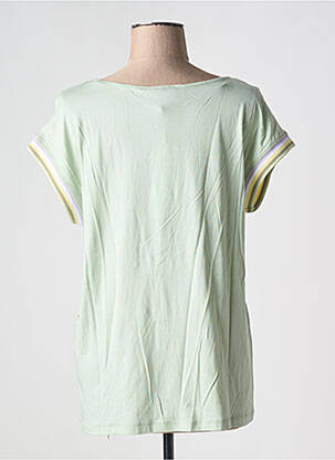 T-shirt stretch manches courtes vert YEST femme