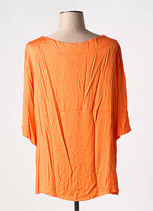 Blouse manches courtes manches courtes orange AN II VITO femme