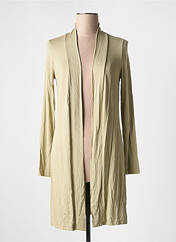 Gilet manches longues vert BASIC BY YEST pour femme seconde vue