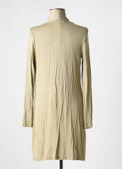 Gilet manches longues vert BASIC BY YEST pour femme seconde vue