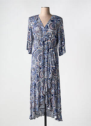 Robe longue bleu OLIVER JUNG pour femme