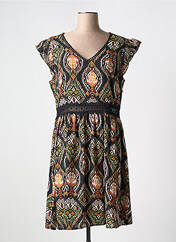 Robe mi-longue noir A BELLE BY J.E CREATION pour femme seconde vue