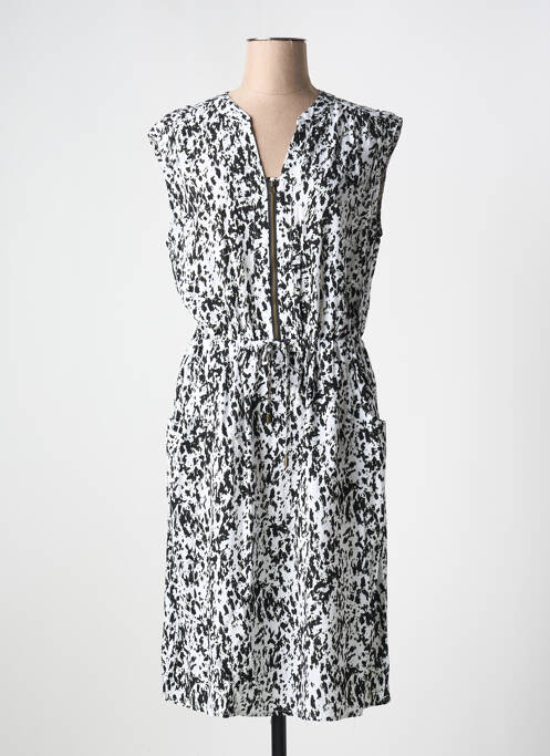 Robe mi-longue sans manche sans manche noir YEST femme