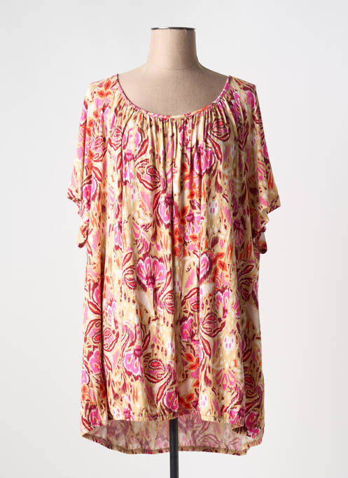 Blouse rose YESTA pour femme