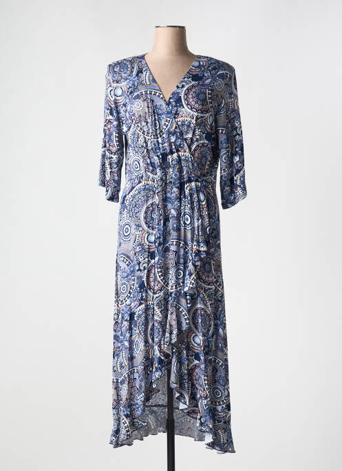 Robe longue bleu OLIVER JUNG pour femme