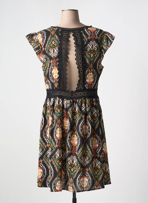 Robe mi-longue noir A BELLE BY J.E CREATION pour femme