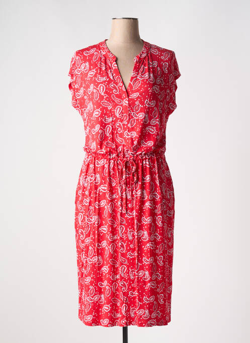 Robe mi-longue rouge YEST pour femme