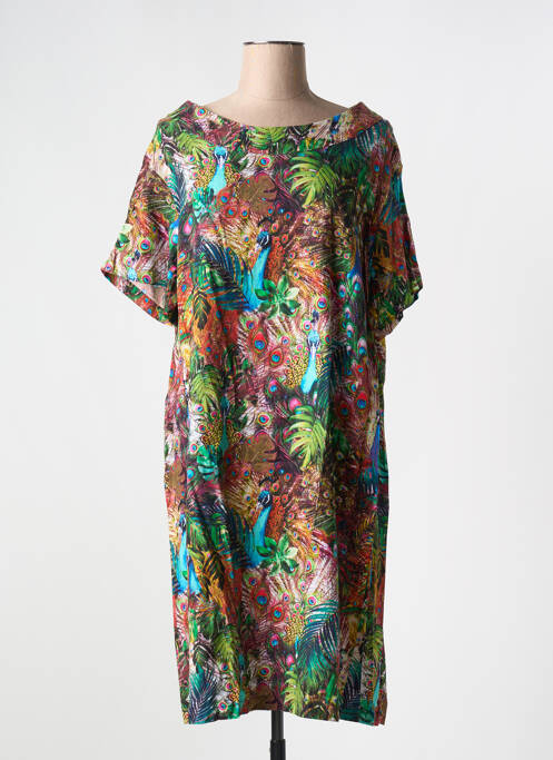 Robe mi-longue vert OLIVER JUNG pour femme
