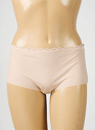 Culotte haute tissage satiné beige AUBADE femme