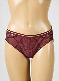 Culotte légère et transparente rouge LOU femme