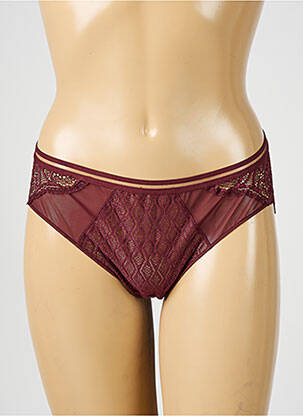 Culotte légère et transparente rouge LOU femme