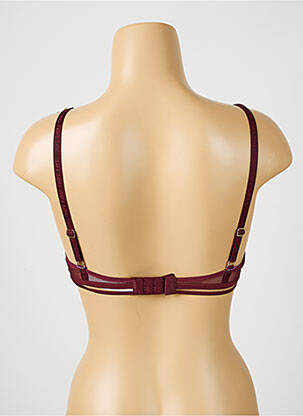 Soutien-gorge tissage dentelle haut soutien-gorge moulé violet LOU femme