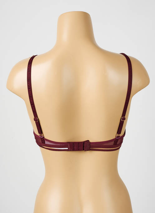 Soutien-gorge tissage dentelle haut soutien-gorge moulé violet LOU femme