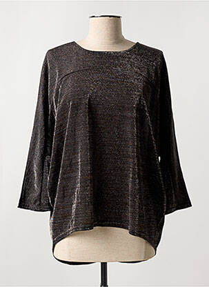 Top stretch manches 3/4 argent ESPERANCE femme