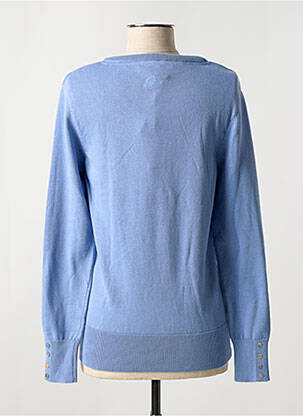 Pull col v manches longues bleu BLACK WELLIS femme