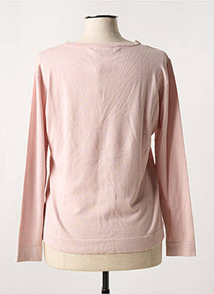 Pull coupe cintrée manches longues rose CONCEPT K femme