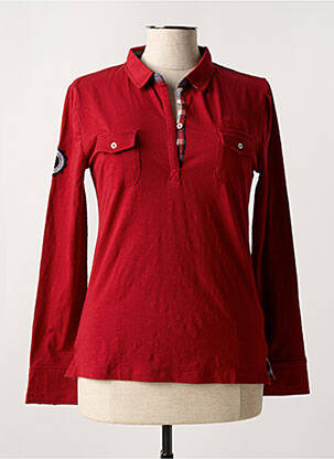 Polo rouge BLACK WELLIS pour femme