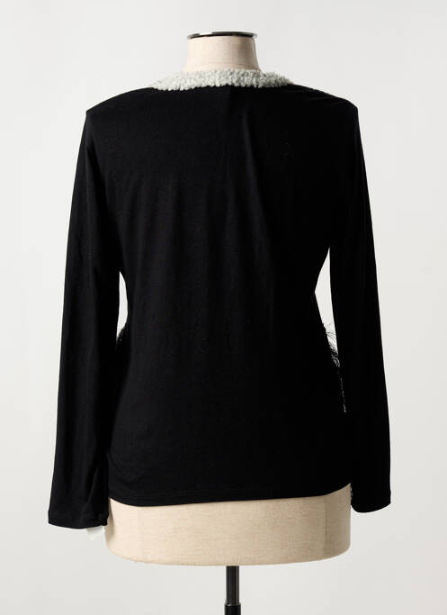 T-shirt stretch manches longues noir MERI & ESCA femme