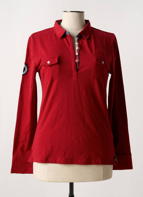 Polo rouge BLACK WELLIS pour femme