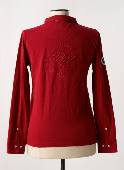 Polo rouge BLACK WELLIS pour femme