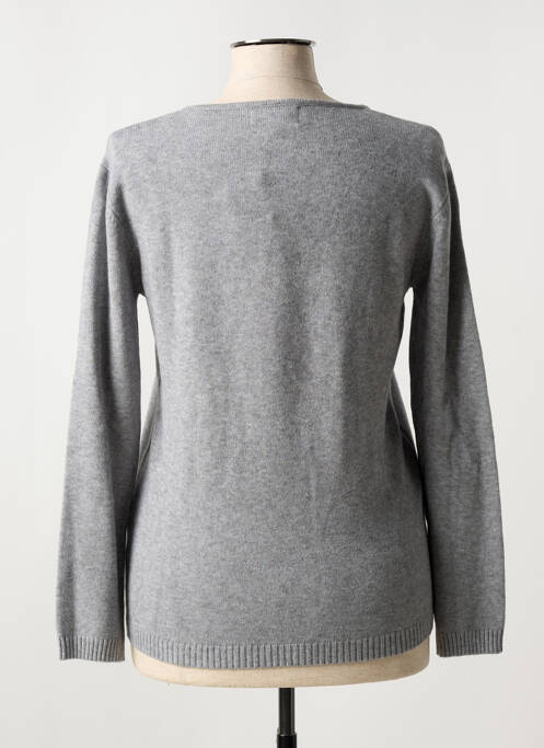 Pull gris COULEURS DU TEMPS pour femme