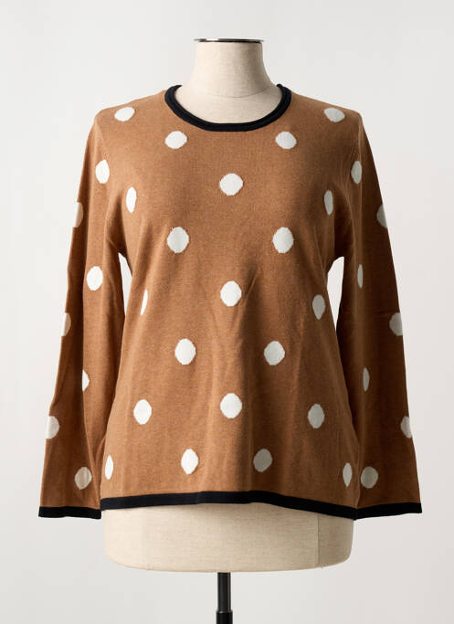 Pull marron MARBLE pour femme