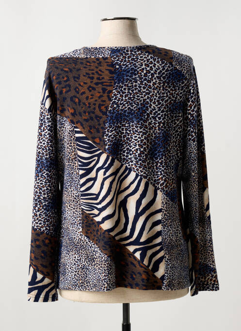 T-shirt bleu GUY DUBOUIS femme