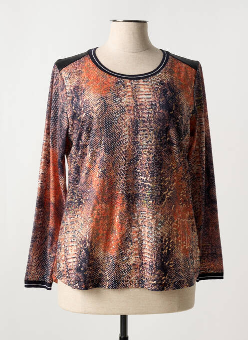 T-shirt orange GUY DUBOUIS pour femme