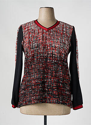 Pull coupe cintrée manches longues noir GUY DUBOUIS femme