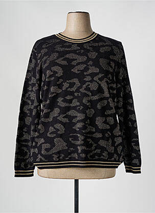 Pull coupe droite manches longues noir FRED SABATIER femme