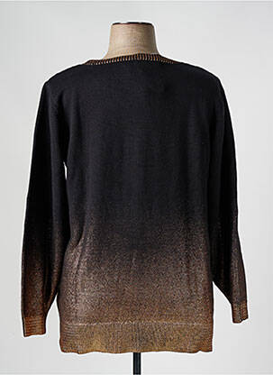 Pull coupe droite manches longues noir MERI & ESCA femme