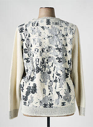 Pull coupe droite manches longues beige MERI & ESCA femme