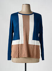 Pull bleu MARBLE pour femme seconde vue