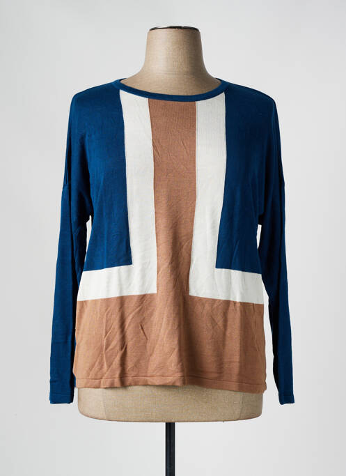 Pull bleu MARBLE pour femme