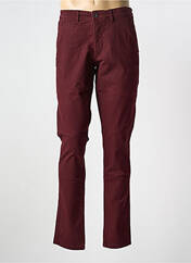 Pantalon chino rouge DELAHAYE pour homme seconde vue