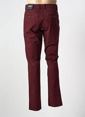 Pantalon chino rouge DELAHAYE pour homme seconde vue