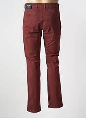 Pantalon chino rouge DELAHAYE pour homme seconde vue