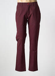 Pantalon chino violet DELAHAYE pour homme seconde vue