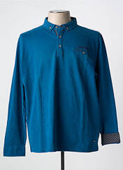 Polo bleu DELAHAYE pour homme seconde vue