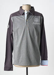 Polo gris BLACK WELLIS pour homme seconde vue