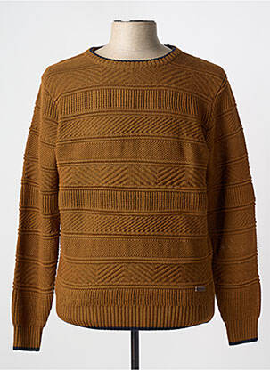 Pull marron COFOX pour homme